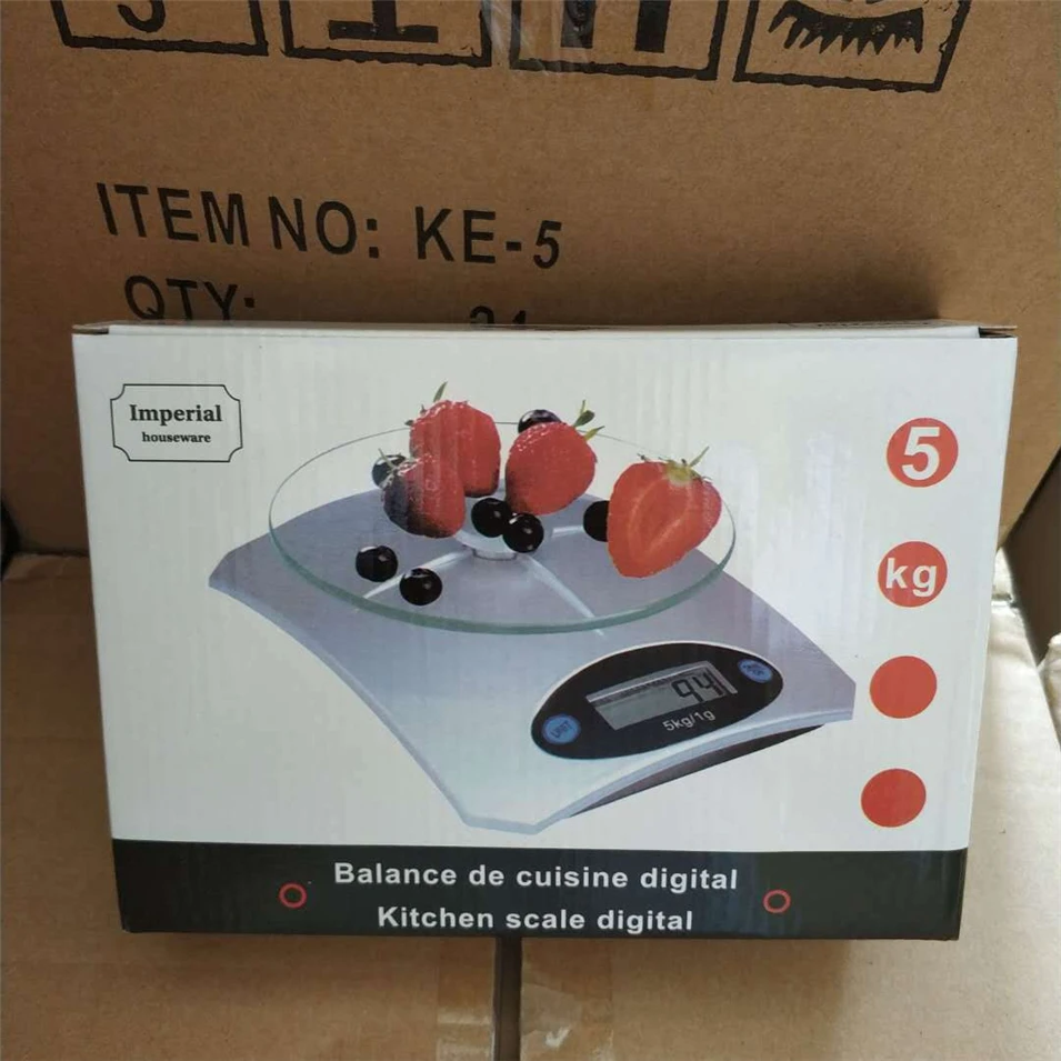 NEW 5000g/1g 5kg Food Diet Postal Kitchen Scales balance Measuring weighing scales LED electronic scales Tempered glass tray
NEW 5000g/1g 5kg Food Diet Postal Kitchen Scales balance Measuring weighing scales LED electronic scales Tempered glass tray