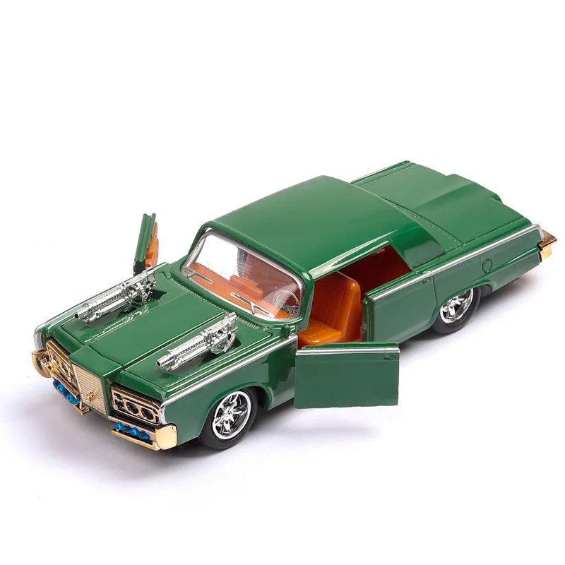 Diecast Car 1966 Chrysler 1/43 Model Metal Alloy Simulation Pull Back Vehicles Cars Lights Toys For Kids Gifts For Children
Diecast Car 1966 Chrysler 1/43 Model Metal Alloy Simulation Pull Back Vehicles Cars Lights Toys For Kids Gifts For Children