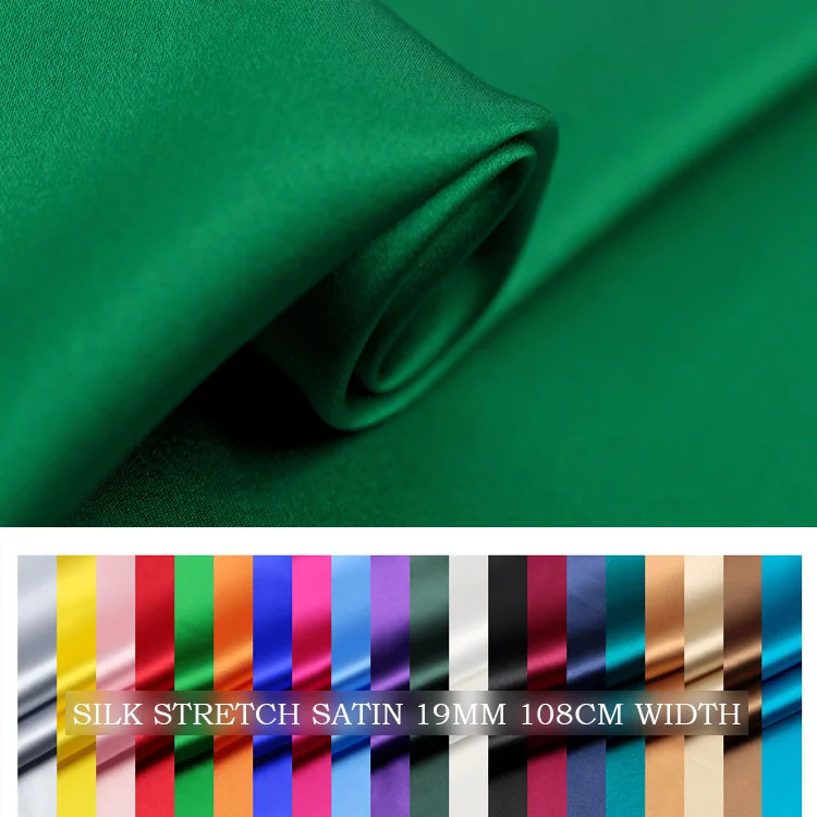 SILK STRETCH SATIN Fabric 108cm width 19momme Natural Silk Tissus Chinese Silk Fabric Sewing Factory Wholesale 1M 61-90
SILK STRETCH SATIN Fabric 108cm width 19momme Natural Silk Tissus Chinese Silk Fabric Sewing Factory Wholesale 1M 61-90