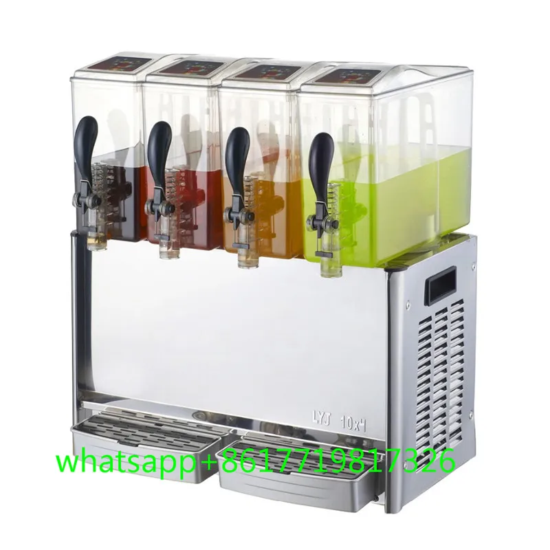 10L*4 commercial cold drink dispenser drinks beverage machine juice machine fruit cold juicer cold juice dispenser
10L*4 commercial cold drink dispenser drinks beverage machine juice machine fruit cold juicer cold juice dispenser