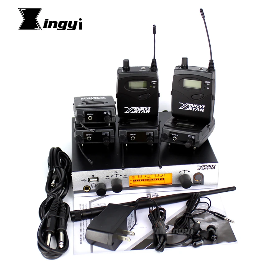 True Diversity Wireless In Ear Monitor Professional Stage Monitors Headphone 6 Bodypack Receiver Cordless Monitoring Transmitter
True Diversity Wireless In Ear Monitor Professional Stage Monitors Headphone 6 Bodypack Receiver Cordless Monitoring Transmitter