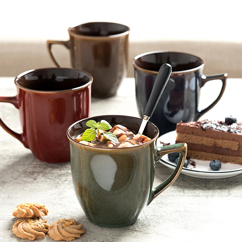 European retro coffee mug cup ceramic mug with spoon milk Breakfast cup home office tea cup Fancy Gift for Tea Drinkware
European retro coffee mug cup ceramic mug with spoon milk Breakfast cup home office tea cup Fancy Gift for Tea Drinkware