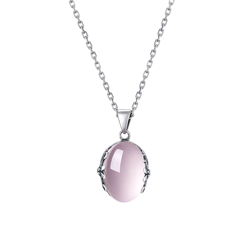 New Fashion Natural Pink Crystal Pendant&Necklace For Women,100% 925 Sterling Silver Necklace Fine Jewelry Birthday Gift
New Fashion Natural Pink Crystal Pendant&Necklace For Women,100% 925 Sterling Silver Necklace Fine Jewelry Birthday Gift