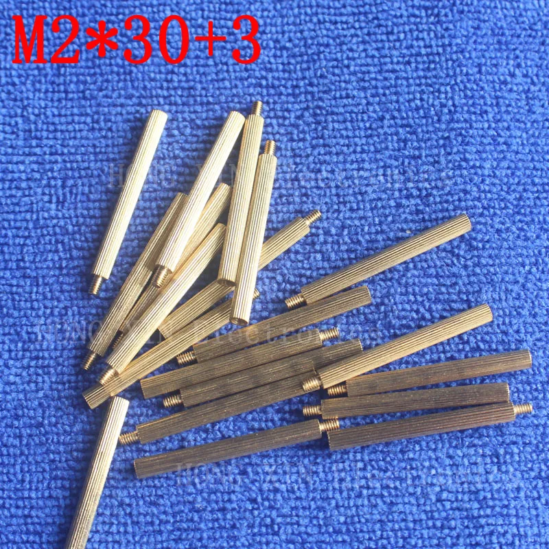 M2*30+3 10Pcs brass Standoff 30mm Spacer Standard Male-Female brass standoffs Metric Thread Column High Quality 10 piece sale
M2*30+3 10Pcs brass Standoff 30mm Spacer Standard Male-Female brass standoffs Metric Thread Column High Quality 10 piece sale
