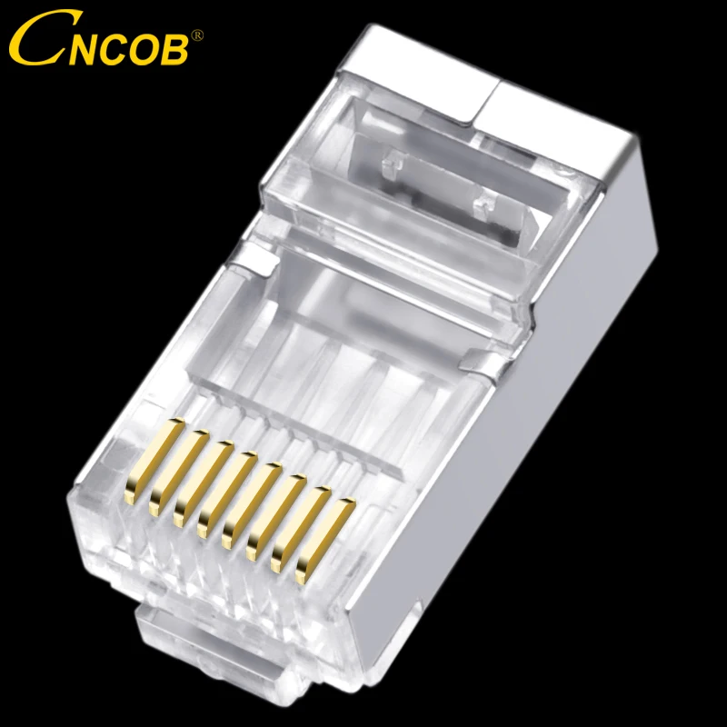 Сетевой разъем cncob rj45 Cat6 диаметр провода 1 3 мм 8p8c ftp Gigabit Ethernet модульное соединение
