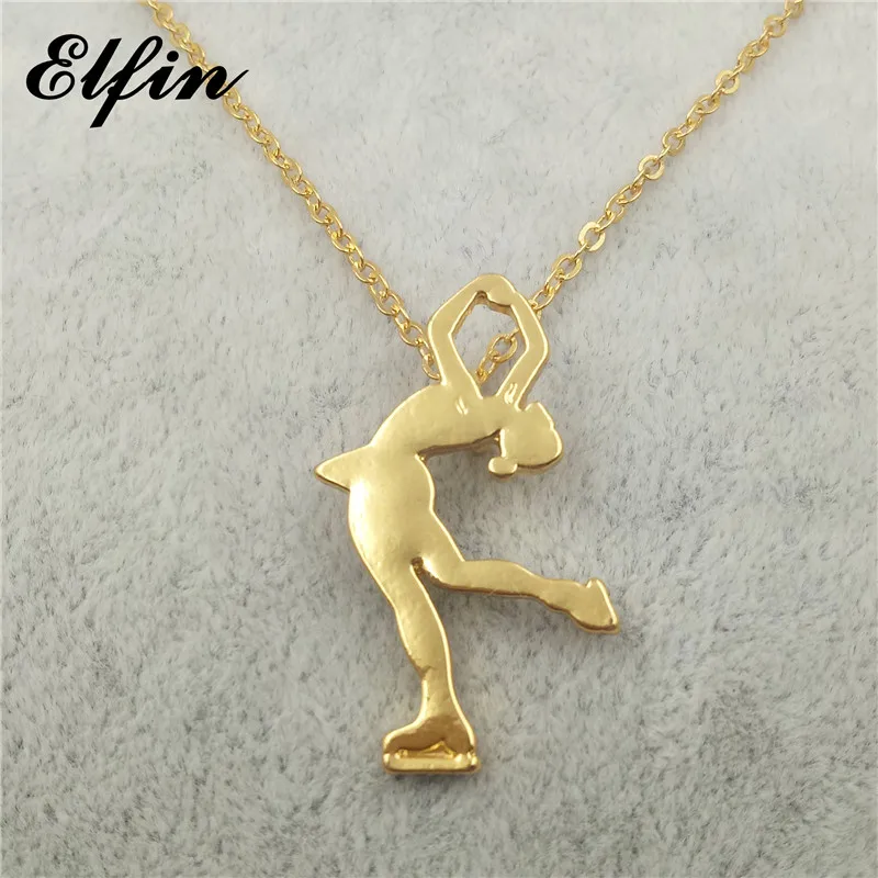 Новое модное ожерелье Elfin для катания на коньках, Женское и мужское ожерелье с подвеской для катания на коньках, фигурные украшения, спортив...
Новое модное ожерелье Elfin для катания на коньках, Женское и мужское ожерелье с подвеской для катания на коньках, фигурные украшения, спортив...