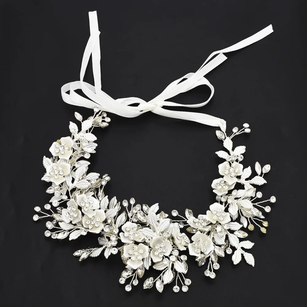 Luxurious Bridal Headband Tiara Women forehead Rhinestone Flower jewelry hairband floral hair ornament Bride Wedding Accessories
Luxurious Bridal Headband Tiara Women forehead Rhinestone Flower jewelry hairband floral hair ornament Bride Wedding Accessories