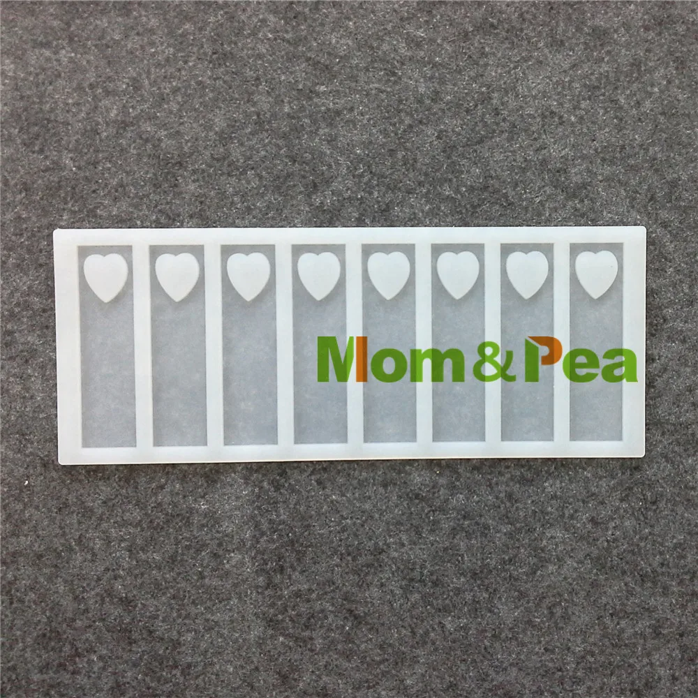 Mom & Pea CX007 Высококачественная Прямоугольная форма с сердечком, силиконовая форма для шоколада, украшение для торта
Mom & Pea CX007 Высококачественная Прямоугольная форма с сердечком, силиконовая форма для шоколада, украшение для торта