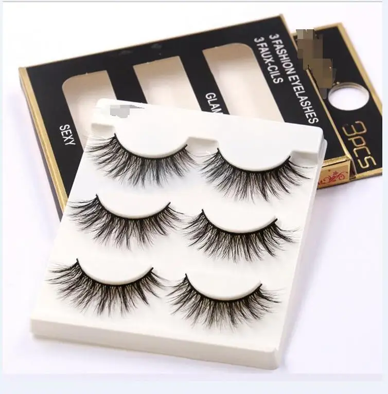 50 boxes /150 pairs Sexy 100% Handmade 3D mink hair Beauty Thick Long False Mink Eyelashes Fake Eye Lashes Eyelash High Quality
50 boxes /150 pairs Sexy 100% Handmade 3D mink hair Beauty Thick Long False Mink Eyelashes Fake Eye Lashes Eyelash High Quality