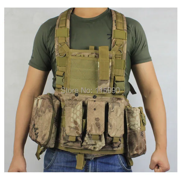 Тактический жилет M4 RRV для пейнтбола страйкбола военный molle Kryptek Highlander нагрудная