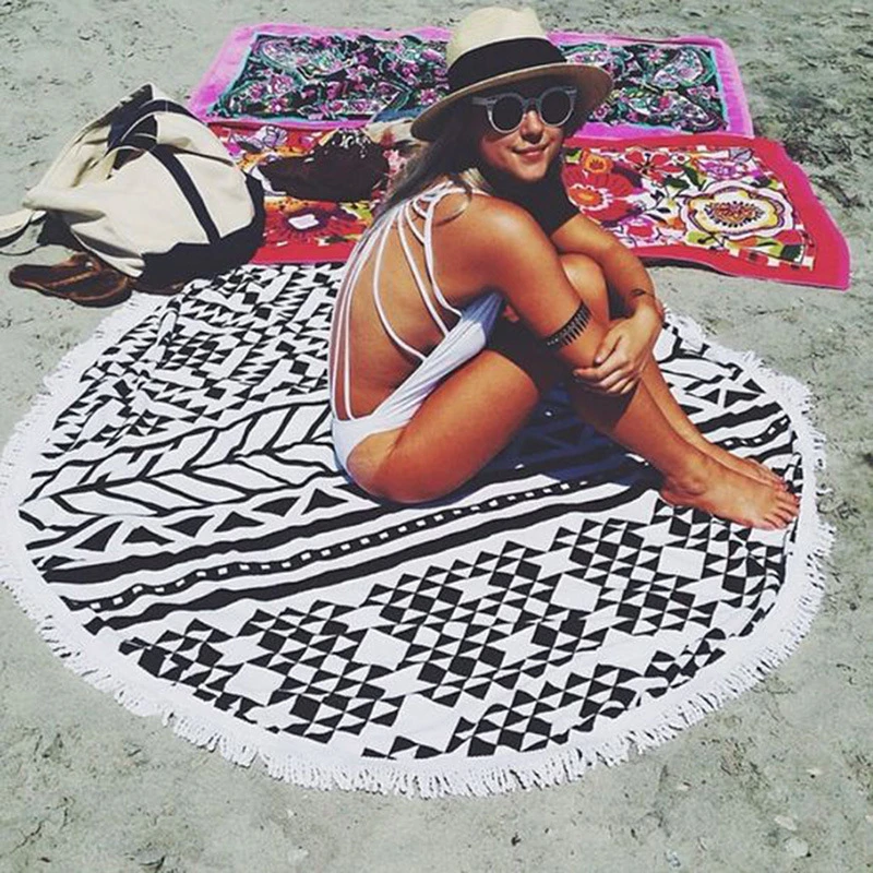 26 Colors 150cm Tassel Giant Beach Blanket Donut Pizza Picnic Camping Mat Round Sandbeach Towel Printed Cloth Pad Shawl Mattress
26 Colors 150cm Tassel Giant Beach Blanket Donut Pizza Picnic Camping Mat Round Sandbeach Towel Printed Cloth Pad Shawl Mattress