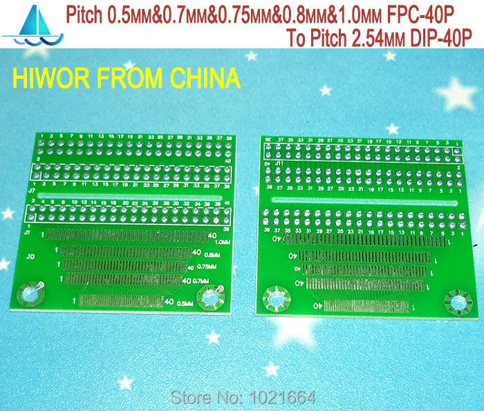 50 шт. шаг 0 5 мм 7 75 8 и 1 Φ 40P FPC для шага 2 54 DIP40 адаптер DIP PCB конвертер|pcb screw|pcbpcb lcd |