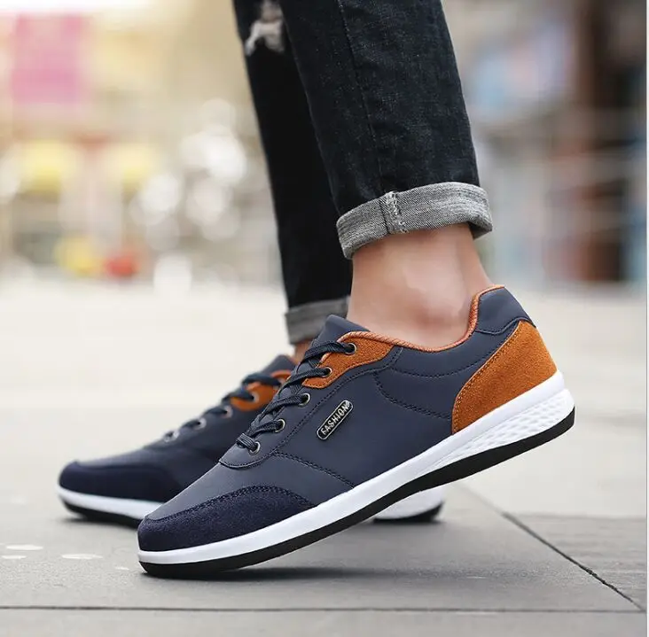 2019 Autumn New Men Shoes Lace-Up Men Fashion Shoes Microfiber Leather Casual Shoes Brand Men Sneakers Winter Men FLats
2019 Autumn New Men Shoes Lace-Up Men Fashion Shoes Microfiber Leather Casual Shoes Brand Men Sneakers Winter Men FLats