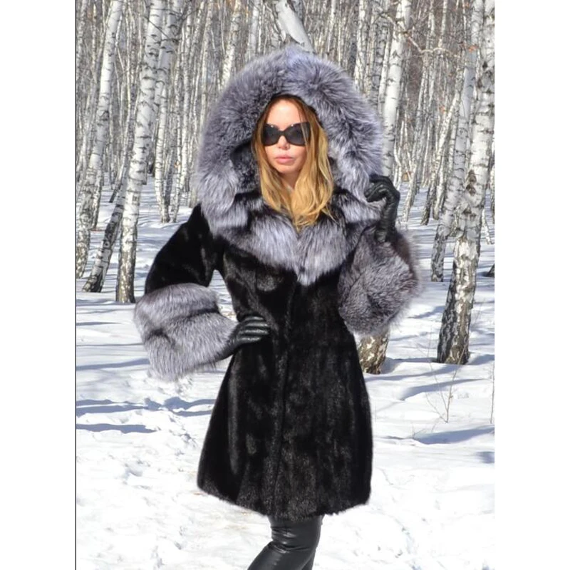 Tatyana Furclub New Real Fur Parkas For Women Winter Jacket With Silver Fox Fur Collar Natural Mink Fur Coats Thick Warm Outwear
Tatyana Furclub New Real Fur Parkas For Women Winter Jacket With Silver Fox Fur Collar Natural Mink Fur Coats Thick Warm Outwear