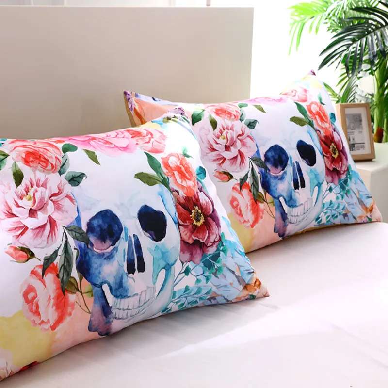 Flowers Duvet Cover 3D Skull Bedding sets queen size Bed Plaid with pillow case Europe Style Sugar Skull Bedding
Flowers Duvet Cover 3D Skull Bedding sets queen size Bed Plaid with pillow case Europe Style Sugar Skull Bedding
