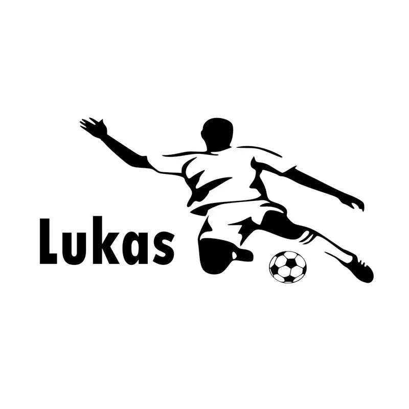 Football Player Wall Art Stickers Personalised Any Name Boys Bedroom Wall Sticker Removable Waterproof Vinyl Home Decals ZA588C
Football Player Wall Art Stickers Personalised Any Name Boys Bedroom Wall Sticker Removable Waterproof Vinyl Home Decals ZA588C