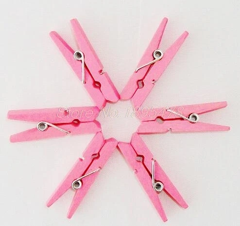 1000pcs Random Mini Colored Spring Wood Clips Clothes Photo Paper Peg Pin Clothespin Craft Clips Party Decoration
1000pcs Random Mini Colored Spring Wood Clips Clothes Photo Paper Peg Pin Clothespin Craft Clips Party Decoration