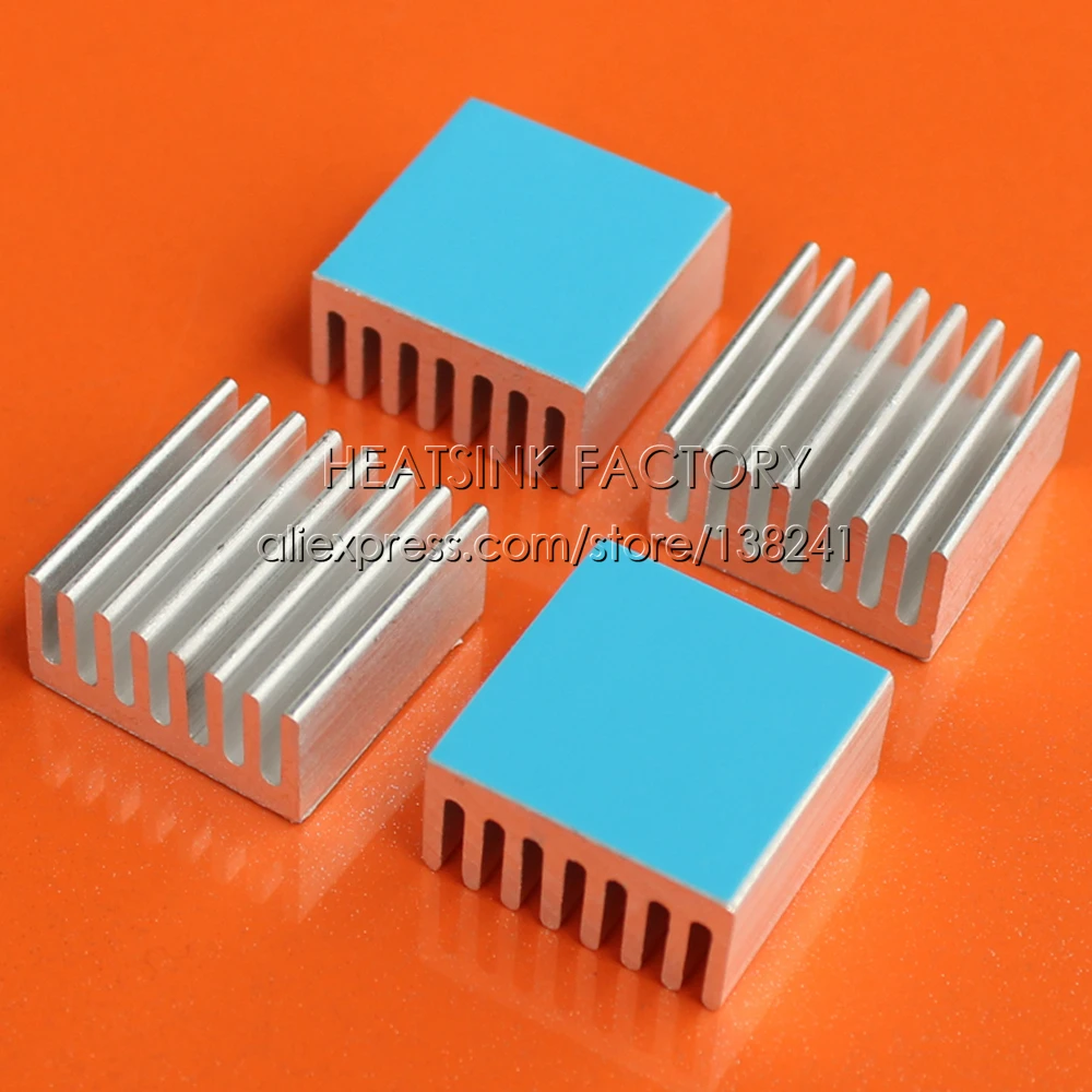 HEATSINK FACTORY 12pcs Silver 20*20*10mm Heatsink Aluminum Heat Sink Radiator Cooler With Thermal Pad
HEATSINK FACTORY 12pcs Silver 20*20*10mm Heatsink Aluminum Heat Sink Radiator Cooler With Thermal Pad