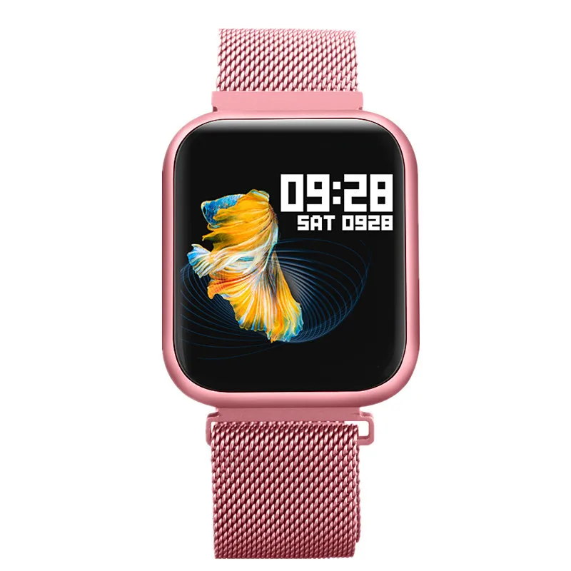 Women Fashion P80 Smart Watch Ip68 Waterproof Heart Rate Blood Pressure For Iphone Men Sport Fitness Tracker Smartwatch PK P70
Women Fashion P80 Smart Watch Ip68 Waterproof Heart Rate Blood Pressure For Iphone Men Sport Fitness Tracker Smartwatch PK P70