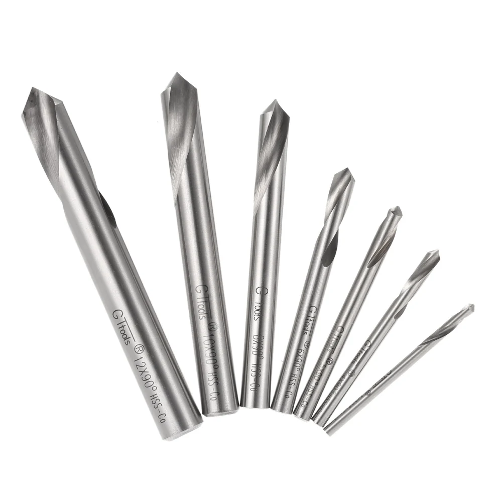 7pcs Drill M42 HSS High Speed Steel Cobalt Spotting Drill Bits Set Round Shank 90 Degree Drilling kits Chamfering Tool
7pcs Drill M42 HSS High Speed Steel Cobalt Spotting Drill Bits Set Round Shank 90 Degree Drilling kits Chamfering Tool