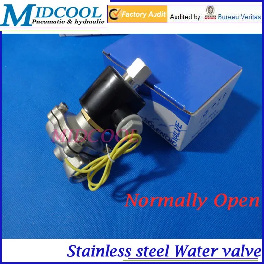 De agua valvula Normally Open Type 2-way 2S series ac220V 2S250-25 1" Stainless steel Solenoid Valve for air water oil 
De agua valvula Normally Open Type 2-way 2S series ac220V 2S250-25 1" Stainless steel Solenoid Valve for air water oil