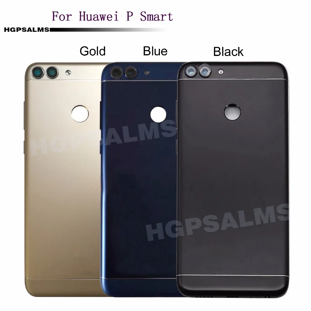 Для huawei P Smart Задняя крышка батареи задний корпус чехол с датчиком отпечатков
