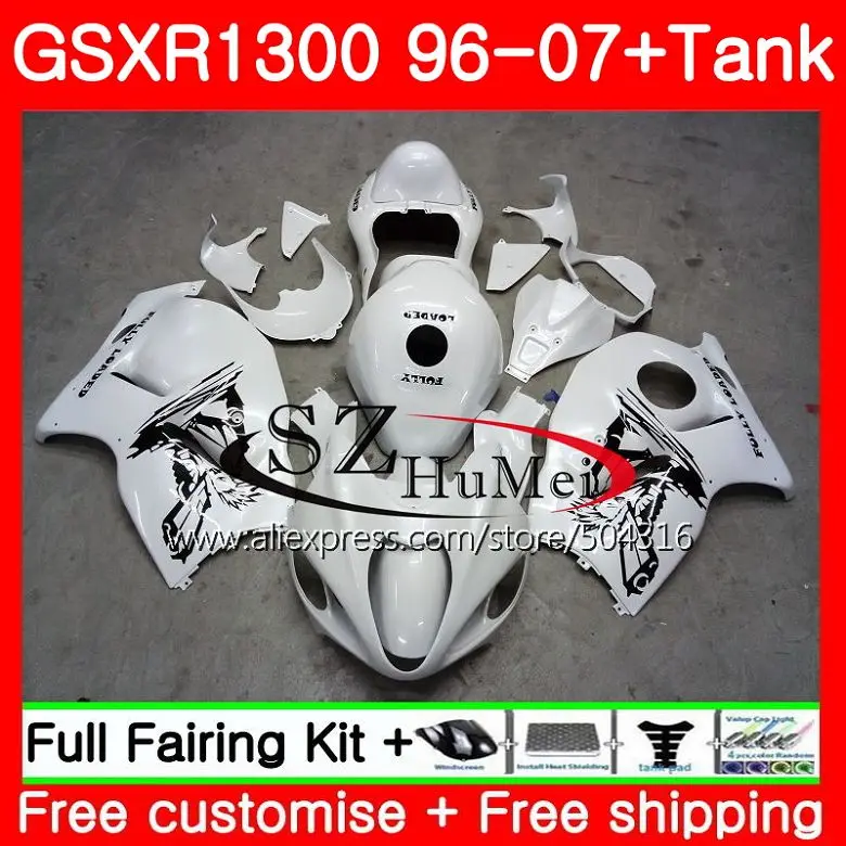 Глянцевые белые Обтекатели для SUZUKI Hayabusa GSXR1300 96 07 GSXR 1300 02 03 04 05 06 07 42SH20 GSX R1300 2002 2003 2004 2005 2007
Глянцевые белые Обтекатели для SUZUKI Hayabusa GSXR1300 96 07 GSXR 1300 02 03 04 05 06 07 42SH20 GSX R1300 2002 2003 2004 2005 2007