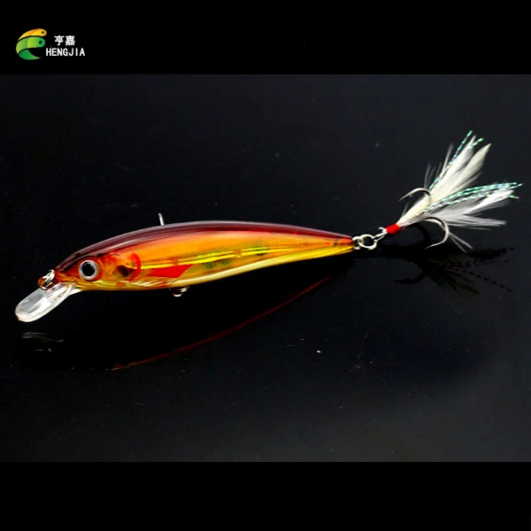 5PCS 11cm 14g Hard Plastic Minnow Lure with Feather Artificial Fishing Lures 3D Fish Eye Fake Swimbait Simulation Crankbait
5PCS 11cm 14g Hard Plastic Minnow Lure with Feather Artificial Fishing Lures 3D Fish Eye Fake Swimbait Simulation Crankbait