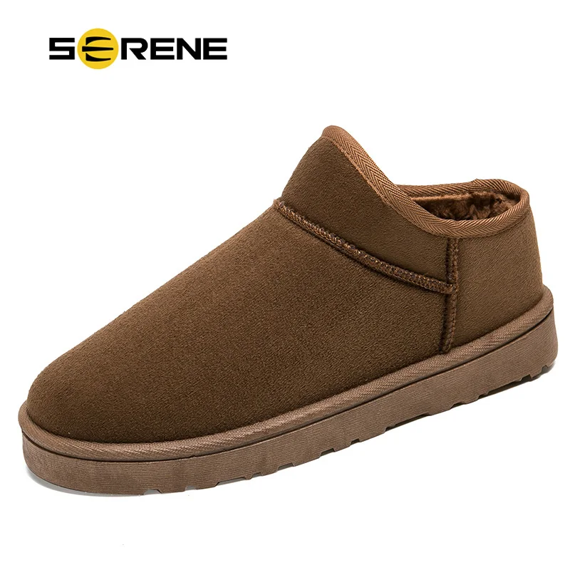 SERENE Winter Warm Fur Size 40-45 Non-slip Men Boots Fashion British Style Suede Slip On Ankle Male Shoes Teenager Snow Footwear
SERENE Winter Warm Fur Size 40-45 Non-slip Men Boots Fashion British Style Suede Slip On Ankle Male Shoes Teenager Snow Footwear