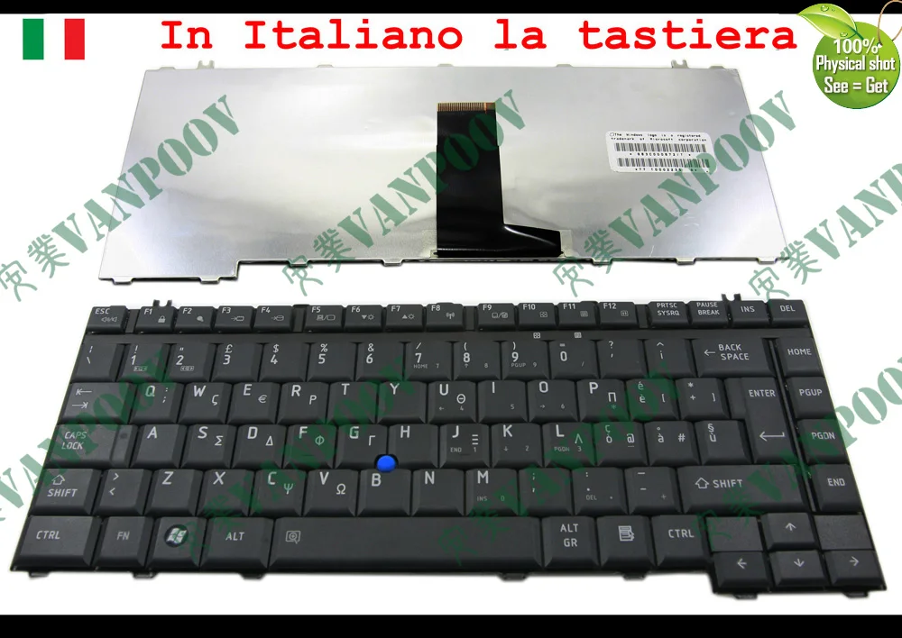 Клавиатура для ноутбука Toshiba Tecra A9 M9 Satellite Pro S200, с точечной наклейкой, черная, Italiano - G83C000872IT
Клавиатура для ноутбука Toshiba Tecra A9 M9 Satellite Pro S200, с точечной наклейкой, черная, Italiano - G83C000872IT