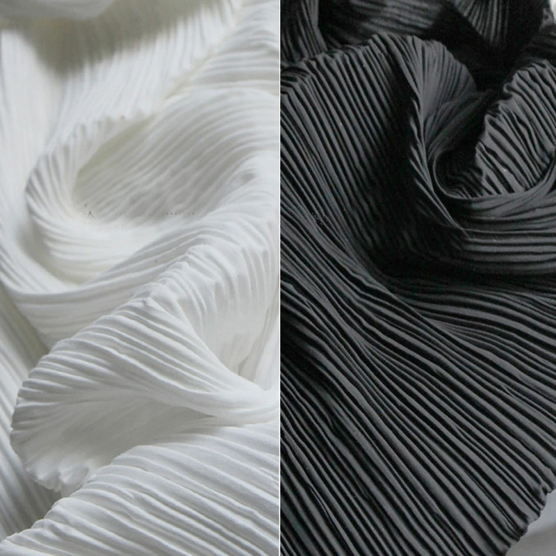 145cm wide Single Fold Organ Plait Black White Chiffon Ruffle Lace Fabric DIY Garment Skirt Accessories Texture Fabric
145cm wide Single Fold Organ Plait Black White Chiffon Ruffle Lace Fabric DIY Garment Skirt Accessories Texture Fabric