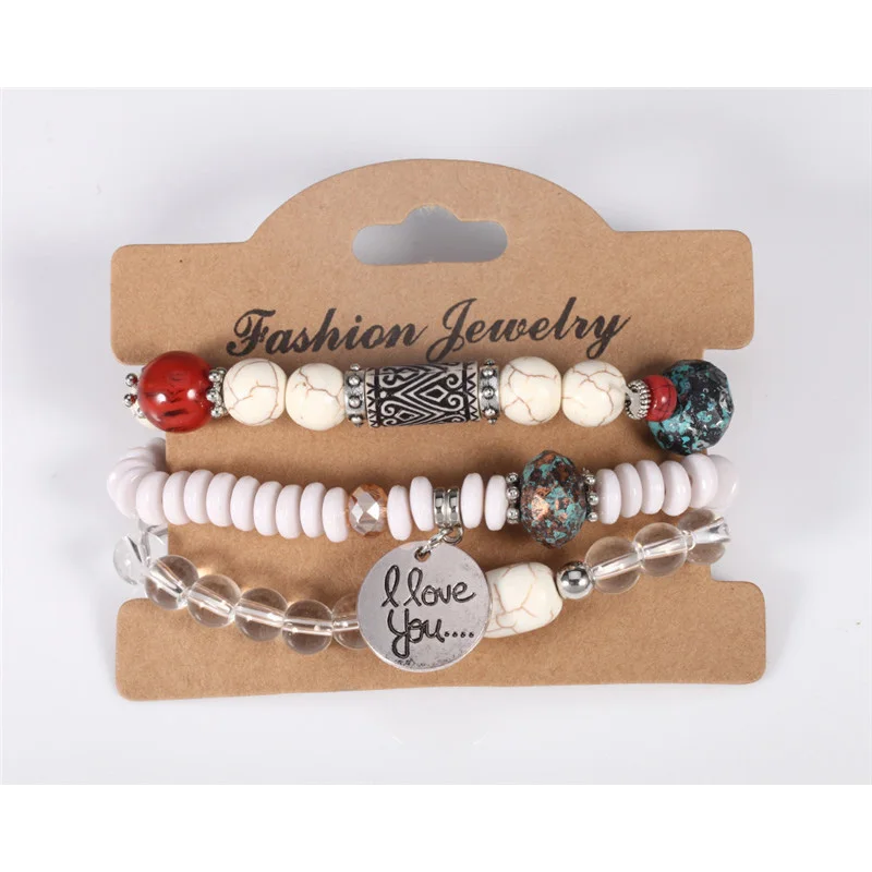 Bohemian Multilayer Coin Mosaic LOVE YOU Beaded Bracelets For Female Trendy Tassel Crystal Bracelet Wedding Gift Jewelry
Bohemian Multilayer Coin Mosaic LOVE YOU Beaded Bracelets For Female Trendy Tassel Crystal Bracelet Wedding Gift Jewelry