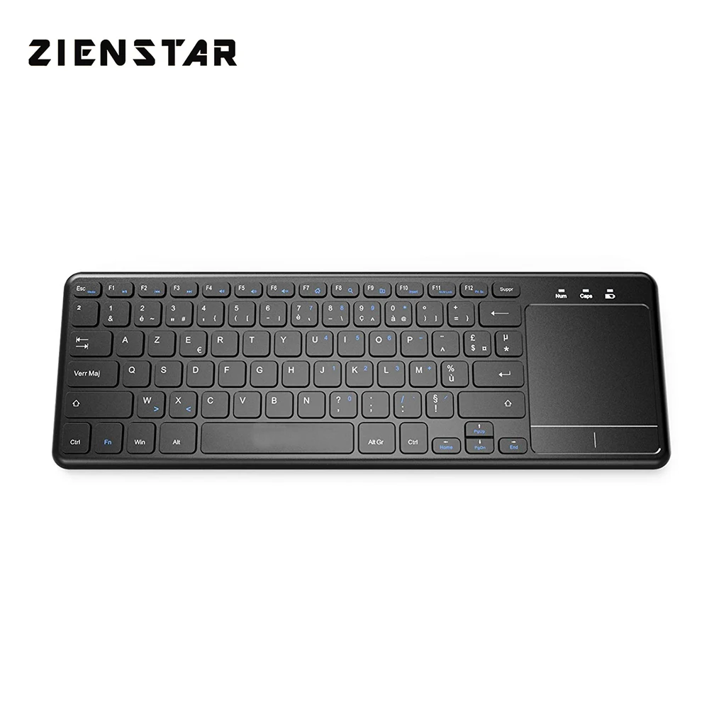 Zienstar AZERTY French 2.4G Wireless Keyboard with Touchpad for Windows PC Laptop Ios Pad Smart TV HTPC IP TV Android Box
Zienstar AZERTY French 2.4G Wireless Keyboard with Touchpad for Windows PC Laptop Ios Pad Smart TV HTPC IP TV Android Box