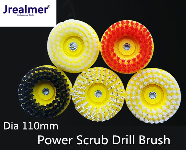 Dia. 110mm Power Scrub Drill Brush for Cleaning Stone Mable Ceramic tile Wooden floor Plastic Thick carpet Thick cloth
Dia. 110mm Power Scrub Drill Brush for Cleaning Stone Mable Ceramic tile Wooden floor Plastic Thick carpet Thick cloth