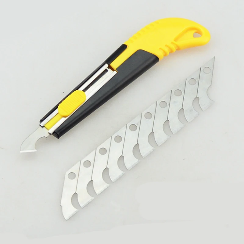 2018 NEW PVC Acrylic Plastic Sheet Perspex Cutter Hook Cutting Tool With 10 Spare Blades
2018 NEW PVC Acrylic Plastic Sheet Perspex Cutter Hook Cutting Tool With 10 Spare Blades