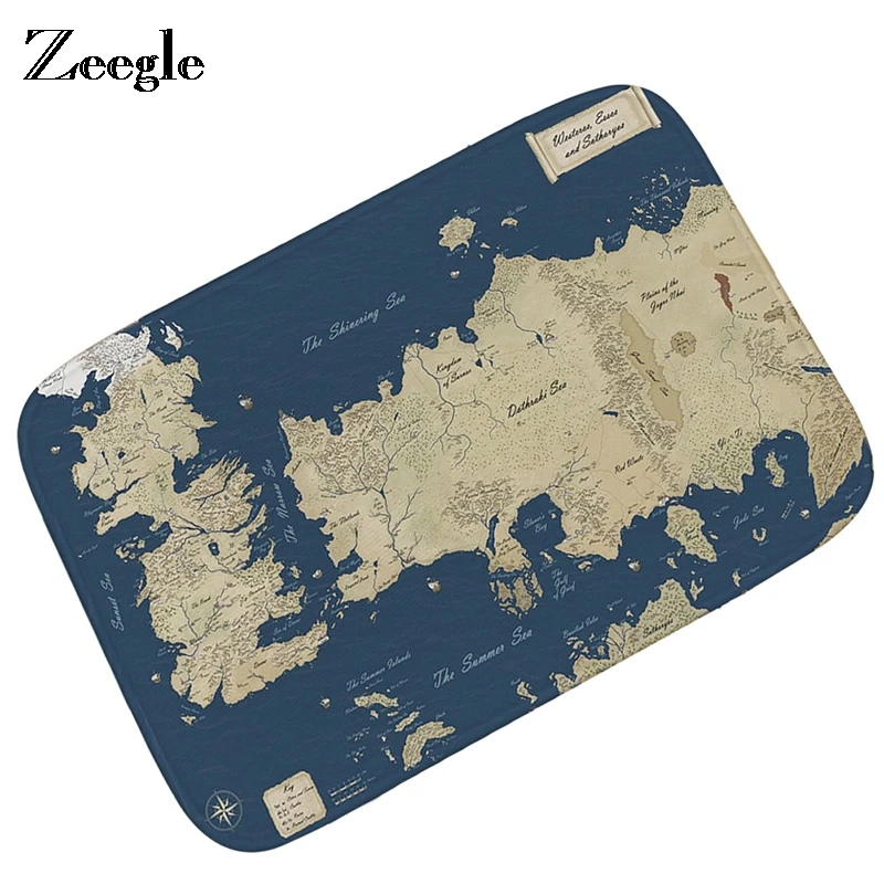 Zeegle Map Pattern Door Mat Non-slip Floor Area Rug Door Mat Bath Mat Baby Child Bedroom Bed Beside Soft Mat
Zeegle Map Pattern Door Mat Non-slip Floor Area Rug Door Mat Bath Mat Baby Child Bedroom Bed Beside Soft Mat