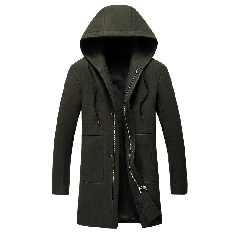 2017 Winter new style hooded coats Men's fashion trench coat jacket Men's casual trench jackets woolen coats men windbreak
2017 Winter new style hooded coats Men's fashion trench coat jacket Men's casual trench jackets woolen coats men windbreak