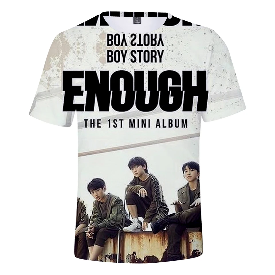 3D BOY STORY Casual Funny t shirt For Women/men Short Sleeve T-shirt Kpop O-neck Kpop Casual Summer Tee Tops T-shirt
