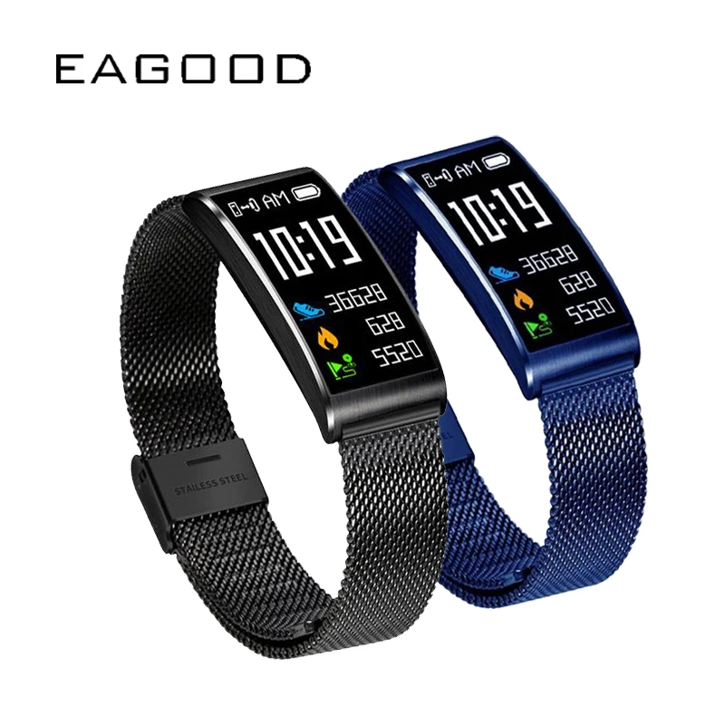 EAGOOD Fashion Smart Watch IP68 Waterproof Women Men Fitness Tracker bracelet Heart Rate Blood Pressure Sport Smartwatch | Электроника