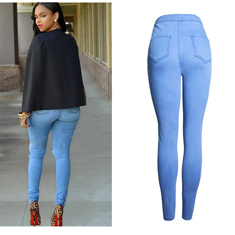Elastic Pencil Pants skinny jeans woman ripped jeans for women Hole jeans woman denim pants jean pants vaqueros mujer
Elastic Pencil Pants skinny jeans woman ripped jeans for women Hole jeans woman denim pants jean pants vaqueros mujer