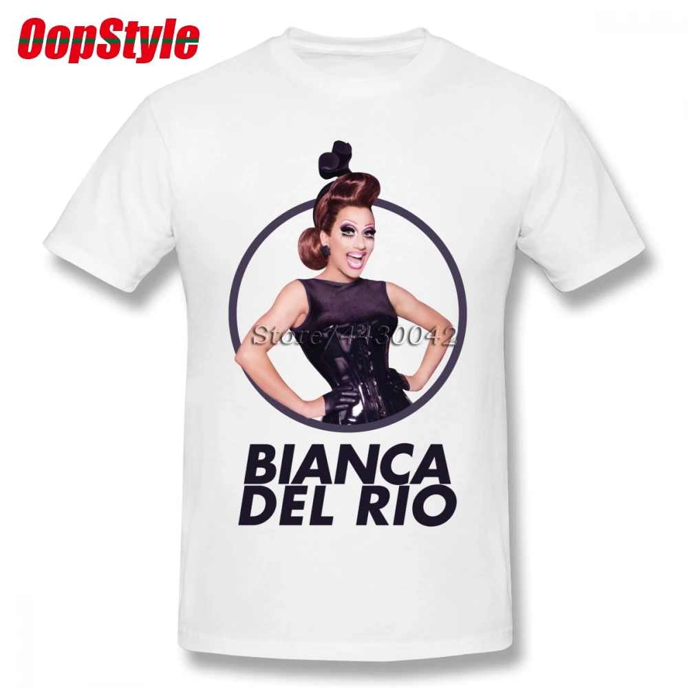 Мужская футболка Rupaul Drag Dance Bianca Del Rio Прямая поставка летняя хлопковая с коротким