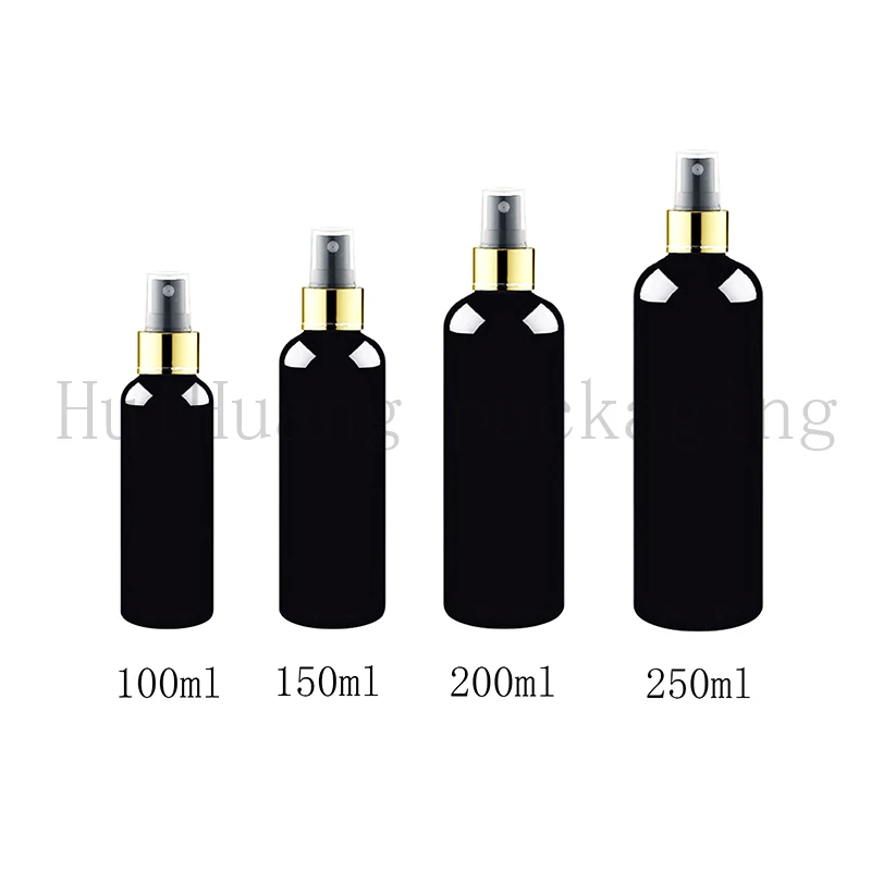 30PCS 100/150/200/250ml fine mist gold collar spray black plastic bottle,sprayer plastic bottles perfume travel liquid bottle
30PCS 100/150/200/250ml fine mist gold collar spray black plastic bottle,sprayer plastic bottles perfume travel liquid bottle