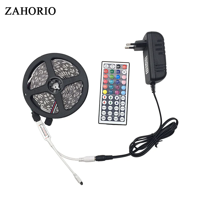 5 м SMD 2835 5050 60 светодиодный s/M RGB светильник водонепроницаемая лента DC 12 В гибкий