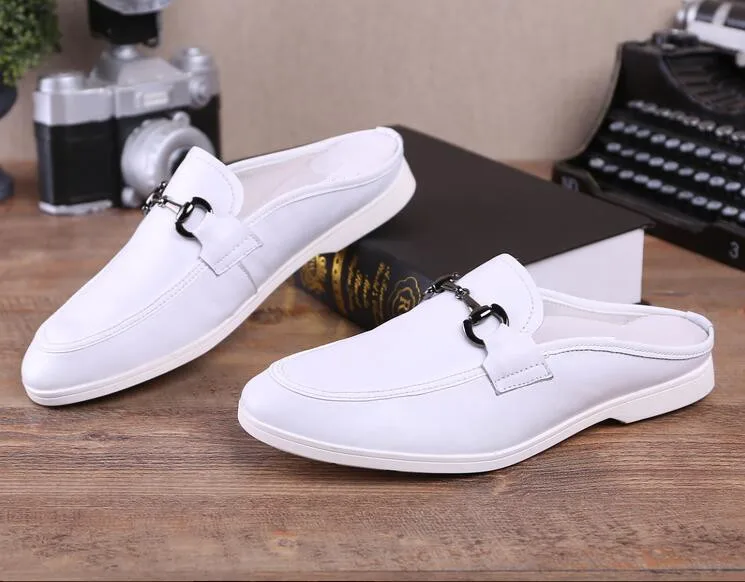Slip On Man Genuine Leather Oxfords Shoes Summer Slingback Man Casual Fashion Shoes Sapatos Driving Mules Shoes Smoking Slippers
Slip On Man Genuine Leather Oxfords Shoes Summer Slingback Man Casual Fashion Shoes Sapatos Driving Mules Shoes Smoking Slippers
