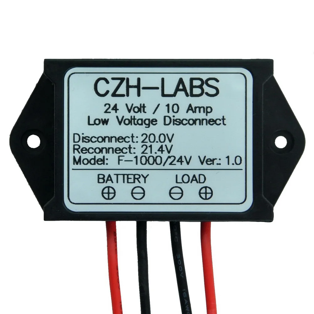 Низковольтный модуль разъединения LVD 24V 10A защита/продление срока службы батареи.