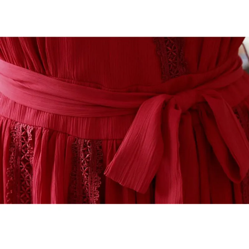 Summer Women Dress 2018 New Fashion Sexy V-Neck High Quality Chiffon Dress Slim Large size Spring Casual Women Party Dress AA27 
Summer Women Dress 2018 New Fashion Sexy V-Neck High Quality Chiffon Dress Slim Large size Spring Casual Women Party Dress AA27