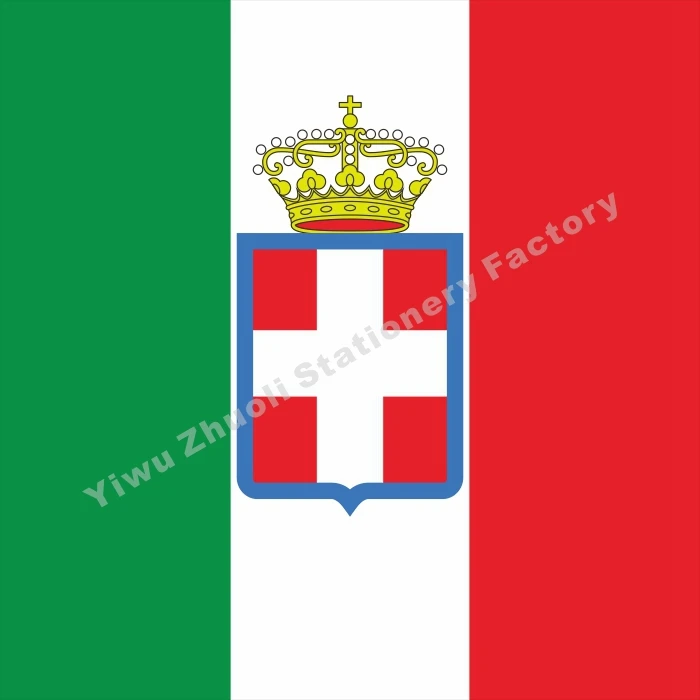 Italy (1860) Flag 120X120cm (4x4FT) 120g 100D Polyester Double Stitched High Quality Banner Ensign Free Shipping
Italy (1860) Flag 120X120cm (4x4FT) 120g 100D Polyester Double Stitched High Quality Banner Ensign Free Shipping