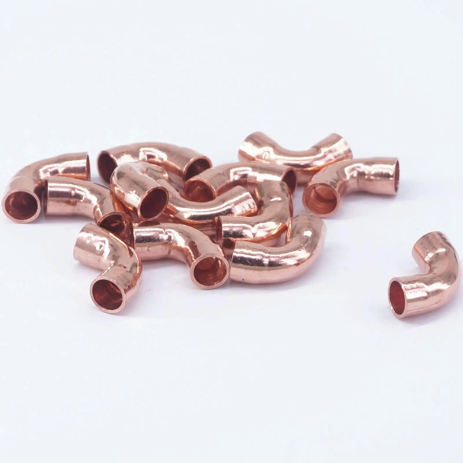 6.35mm(1/4") x 0.8mm I/DxThickness Welding 90 Degree Elbow Copper End Feed Plumbing Pipe Fitting for gas water oil Plumbing
6.35mm(1/4") x 0.8mm I/DxThickness Welding 90 Degree Elbow Copper End Feed Plumbing Pipe Fitting for gas water oil Plumbing