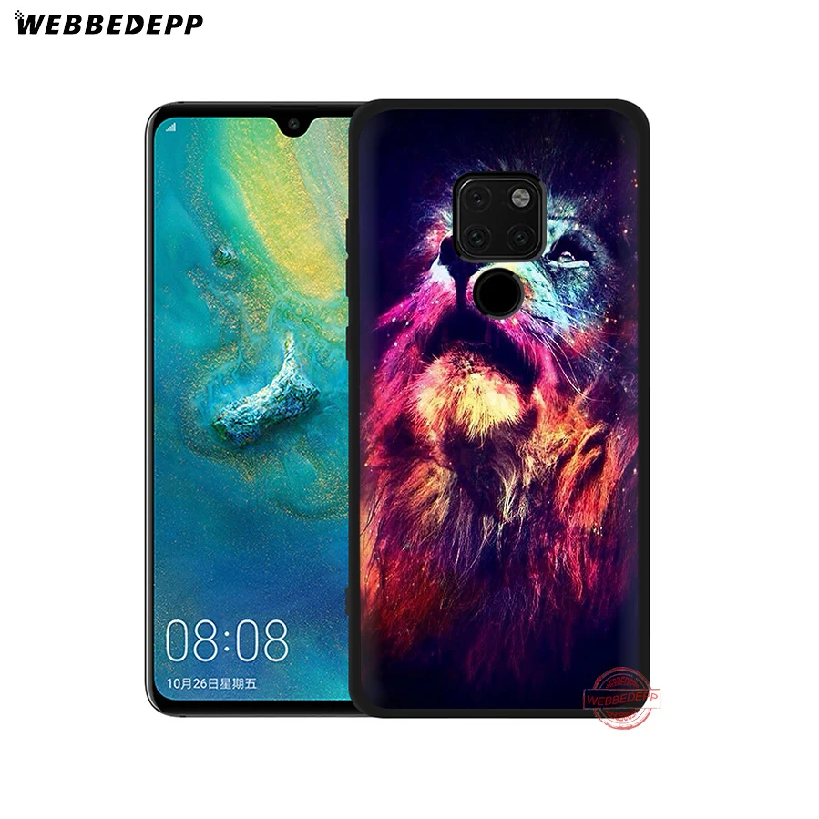 Мягкий чехол WEBBEDEPP Big Lion On Stone Snow для Huawei Mate 30 10 20 Pro Lite Nova 2i 3 3i 4 5i 2 | Мобильные