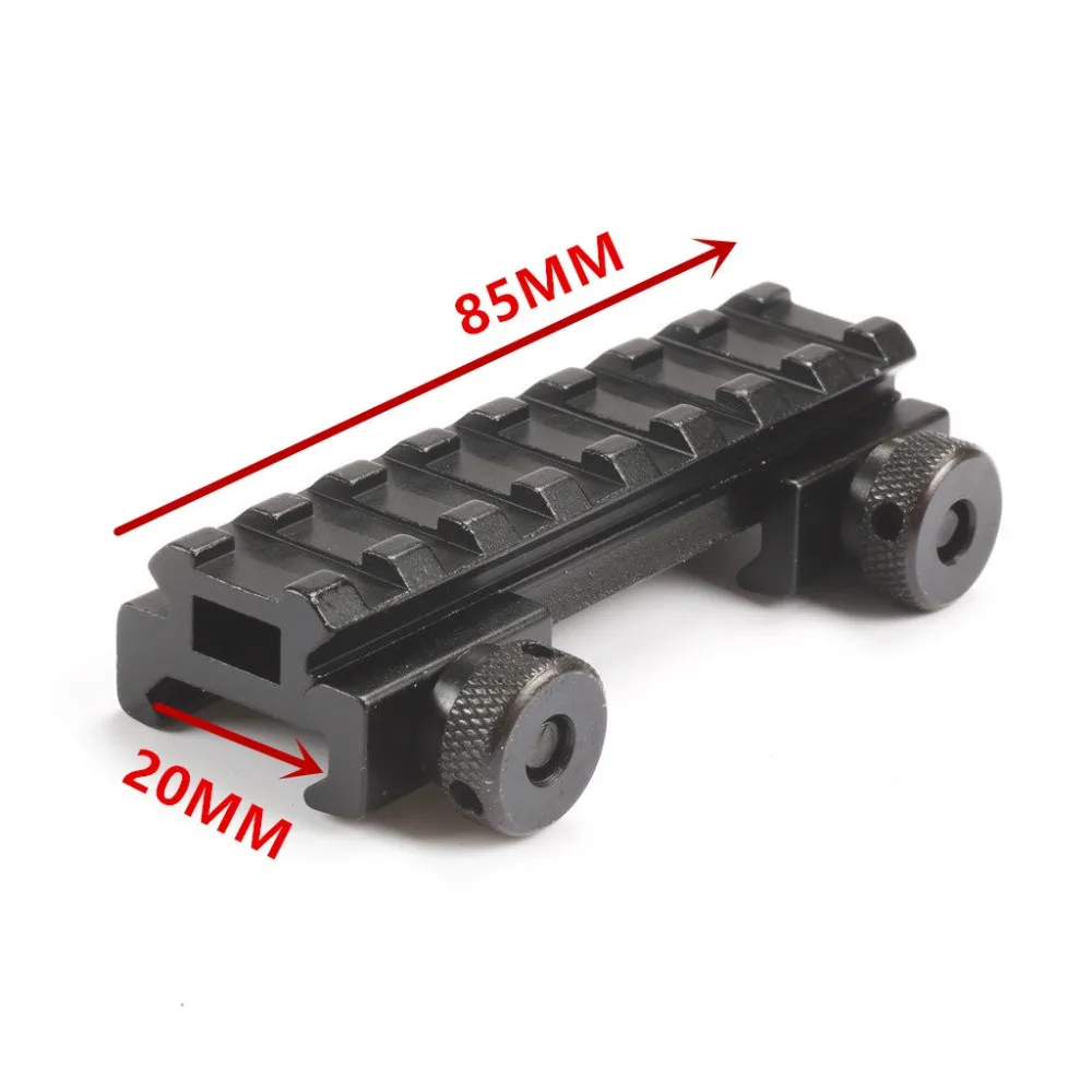 Mizugiwa 1pc 1/2(0.5)" See-Thru AR Flat-Top High 8 Slot Riser Base Picatinny Rail Weaver 20mm Airsoft Hunting Scope Mount caza
Mizugiwa 1pc 1/2(0.5)" See-Thru AR Flat-Top High 8 Slot Riser Base Picatinny Rail Weaver 20mm Airsoft Hunting Scope Mount caza
